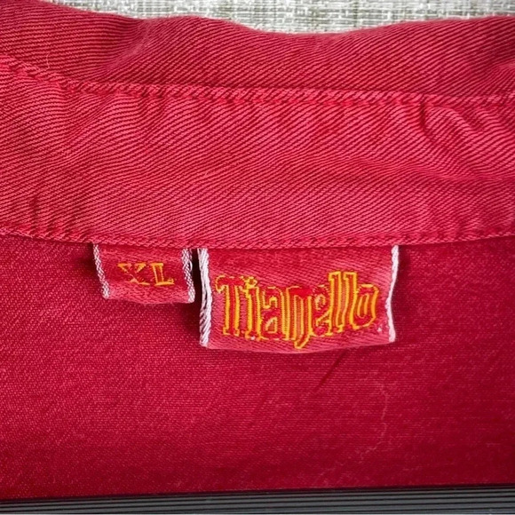 Tianello Shirt Button Down Long Sleeve Womens Size XL 1568 - Picture 6 of 7